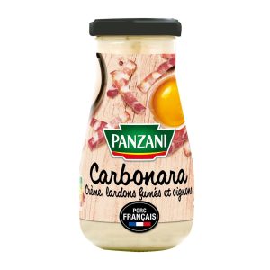 Panzani Sốt Kem Trứng Carbonara & Thịt Nguội 370g