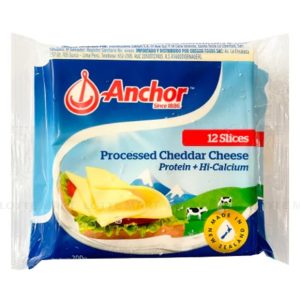 Anchor Processed Cheddar Cheese slide (24x200g)