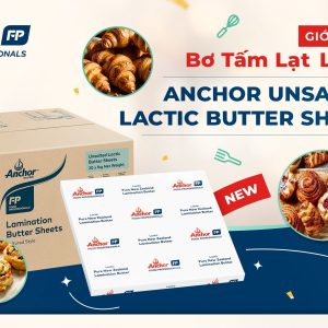 Anchor Unsalted Lactic Butter Sheets (20x1kg)