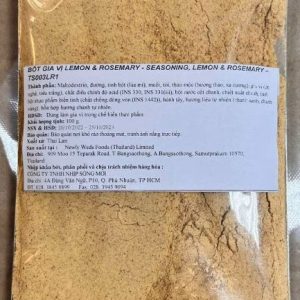 BỘT GIA VỊ ƯỚP LEMON & ROSEMARY - ( CHANH & HƯƠNG THẢO) TS003LR1